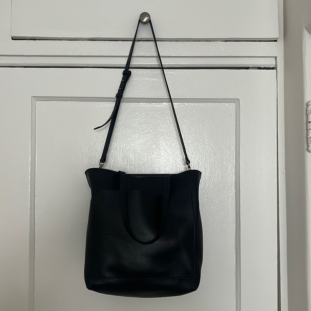 Madewell zip top medium transport tote